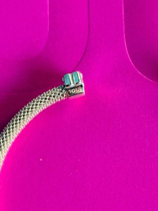 Pulsera Tous rígida plateada ositos