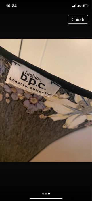 Abito floreale bpc taglia unica