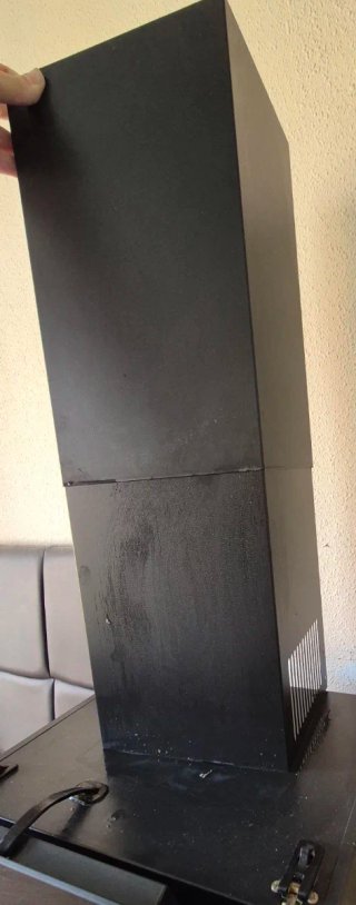 Campana extractora negra