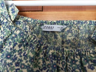 Mono niña floral talla 11-12