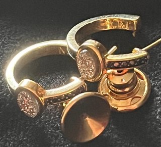 Pendientes Guess Till Morning Oro Blanco