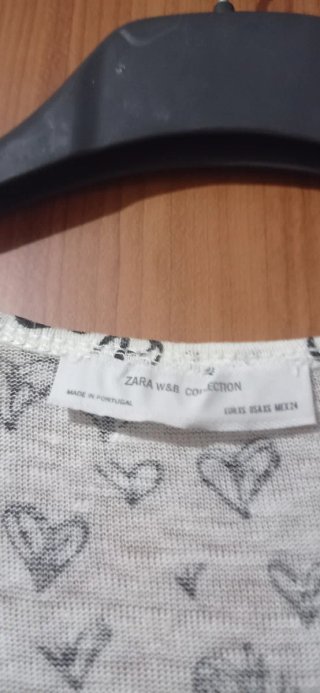 Camiseta Zara Corazones
