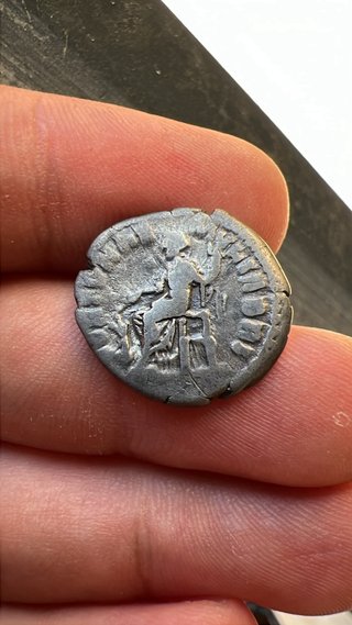 Moneda Romana Denario Plata