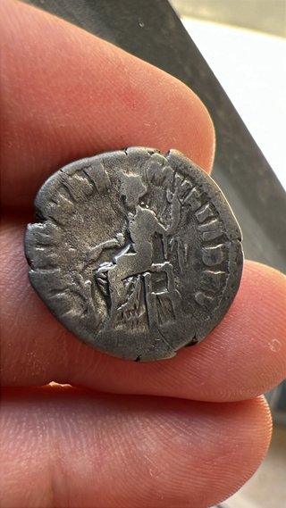 Moneda Romana Denario Plata
