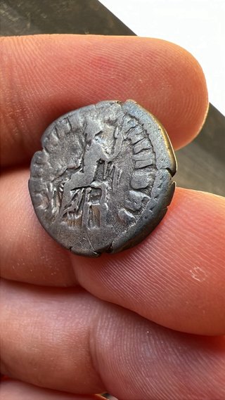 Moneda Romana Denario Plata