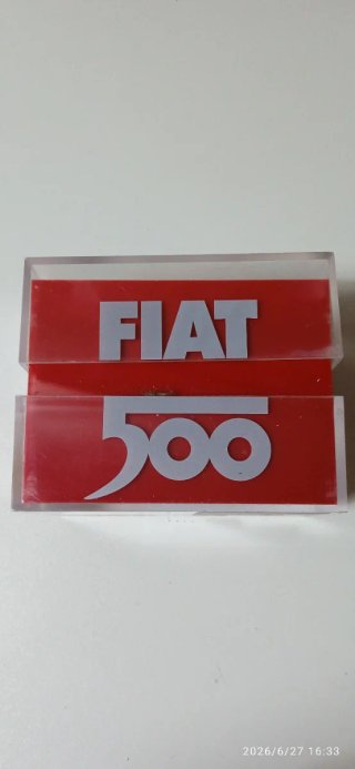 Orologio Fiat 500 Rosso