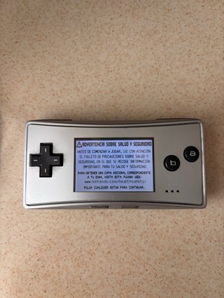 Nintendo Game Boy Micro Plata + Donkey Kong