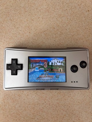 Nintendo Game Boy Micro Plata + Donkey Kong