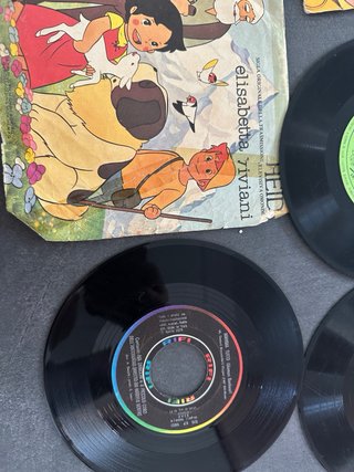 16 Dischi 45 Giri Bambini Anni 80