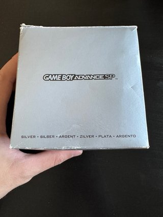 Nintendo Game Boy Advance SP Plata