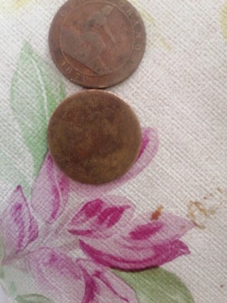 2 Monedas Cobre 1870