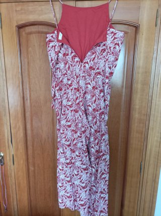 Mono largo estampado hojas talla 13-14