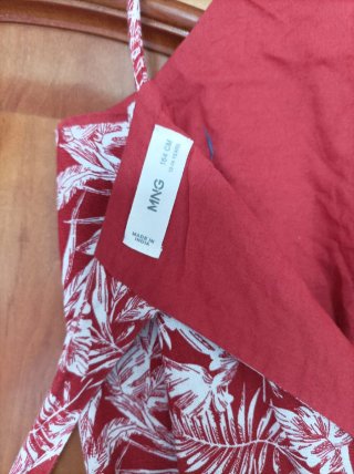 Mono largo estampado hojas talla 13-14