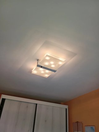 3 Lámparas: Techo y Mesita (Dormitorio)