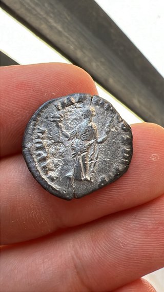 Moneda Romana Denario Plata