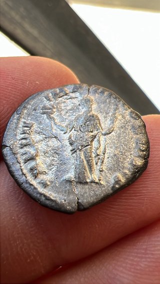 Moneda Romana Denario Plata