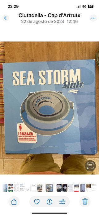 DESLIZADOR / DONUT INFLABLE SEA STORM SIN ESTRENAR