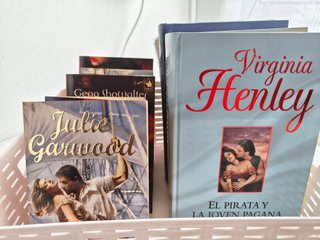 Lote libros románticos 6X3 euros