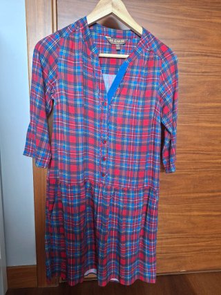 Vestido El Ganso cuadros talla 36