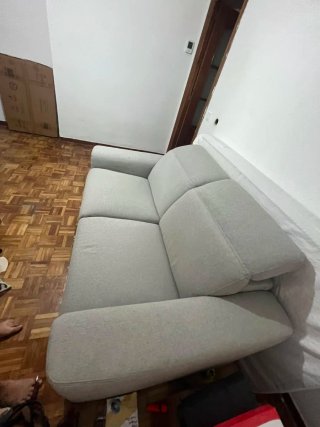Sofá Natuzzi Relax Gris Tela