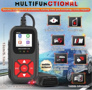 Herramienta Diagnóstico Coche OBD2 VP316
