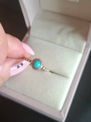 Anillo Plata Turquesa