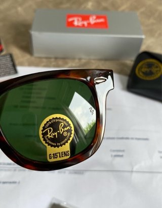 Gafas Ray-Ban Wayfarer Leopardo Verde