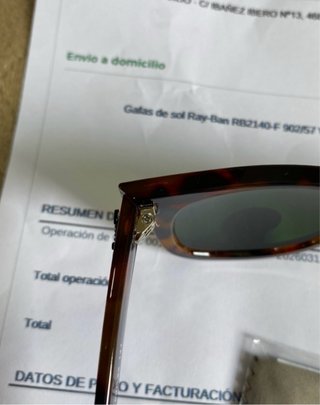 Gafas Ray-Ban Wayfarer Leopardo Verde