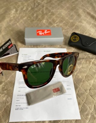 Gafas Ray-Ban Wayfarer Leopardo Verde