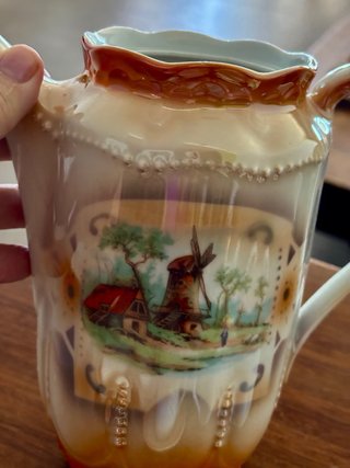 Juego de café vintage porcelana años 50