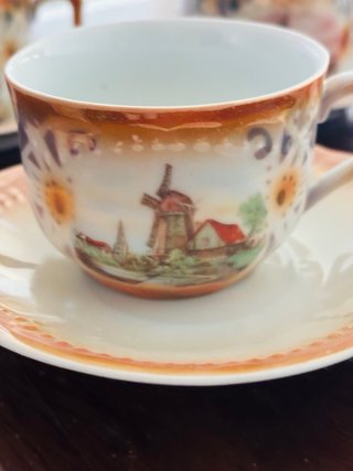 Juego de café vintage porcelana años 50