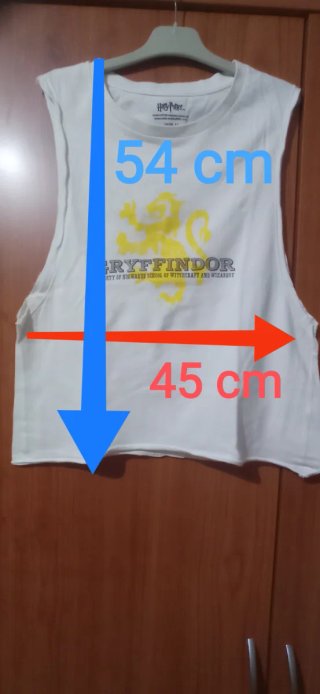 Camiseta sin mangas Gryffindor Harry Potter