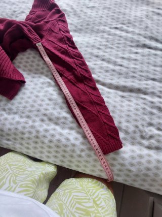 Jersey de señora rosa cuello alto