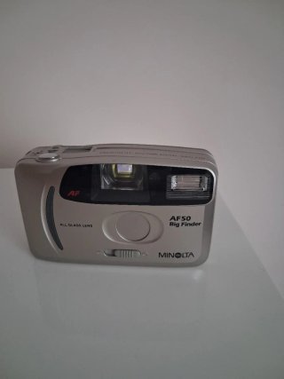 Cámara Minolta AF50 Big Finder + Funda