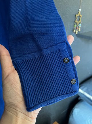 Vestido azul EDC manga larga