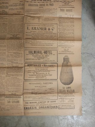 Giornale antico 1912