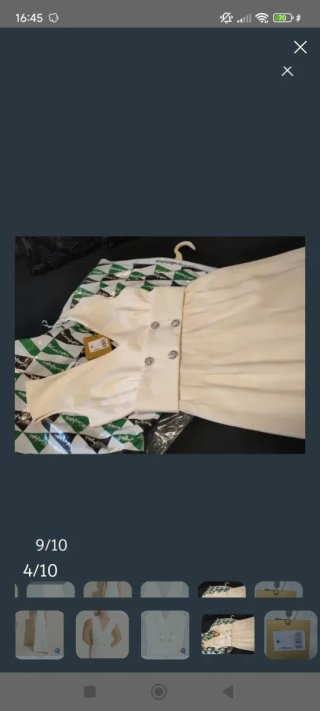 Vestido largo civil novia blanco