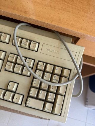Teclado HP Beige Retro