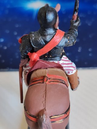 Soldatini di metallo a cavallo