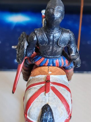 Soldatini di metallo a cavallo