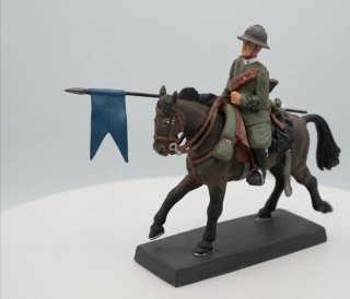 Soldatini di metallo a cavallo