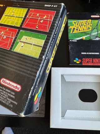 Super Tennis Super Nintendo PAL