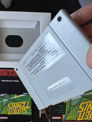 Super Tennis Super Nintendo PAL