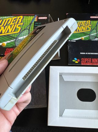 Super Tennis Super Nintendo PAL