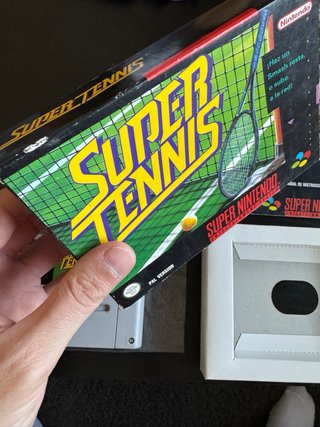 Super Tennis Super Nintendo PAL