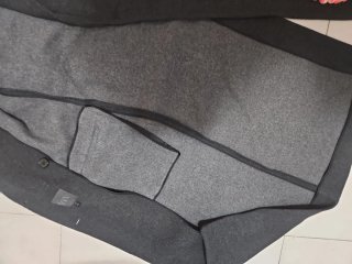 Abrigo largo Zara gris