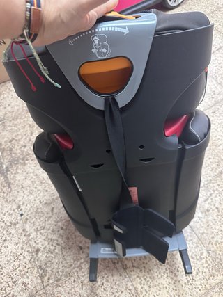 Silla coche Isofix negra