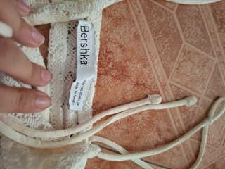 Mono Bershka Blanco Talla XS