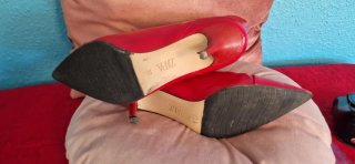Botines Zara Rojos Talla 38
