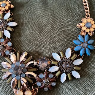 Collar Zara Flores Multicolor